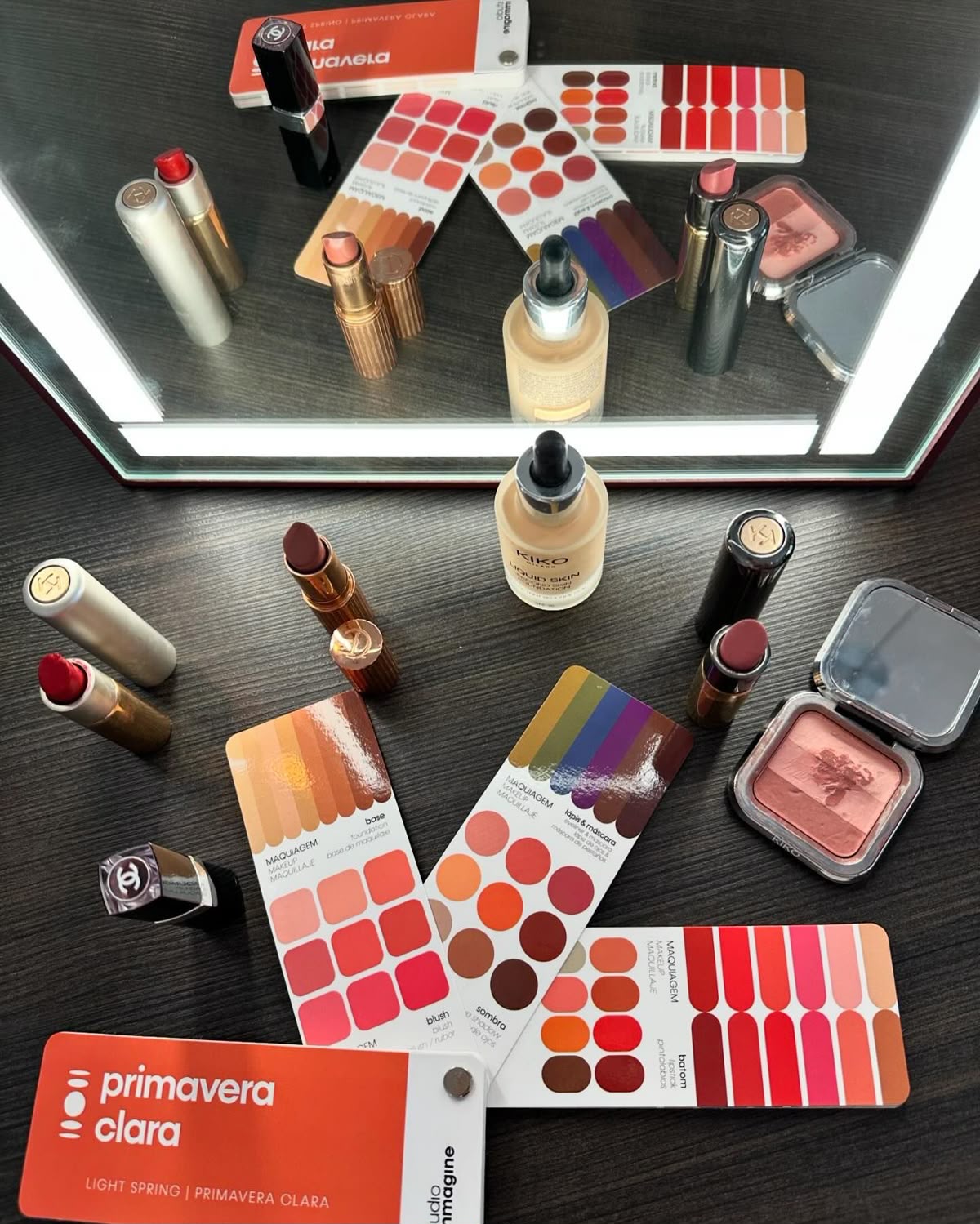 Produtos de maquiagem